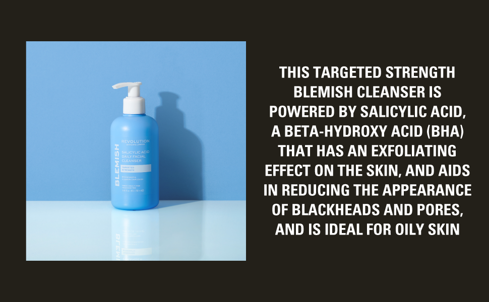 Blemish Targeting Facial Gel Cleanser with Salicylic Acid -250ml