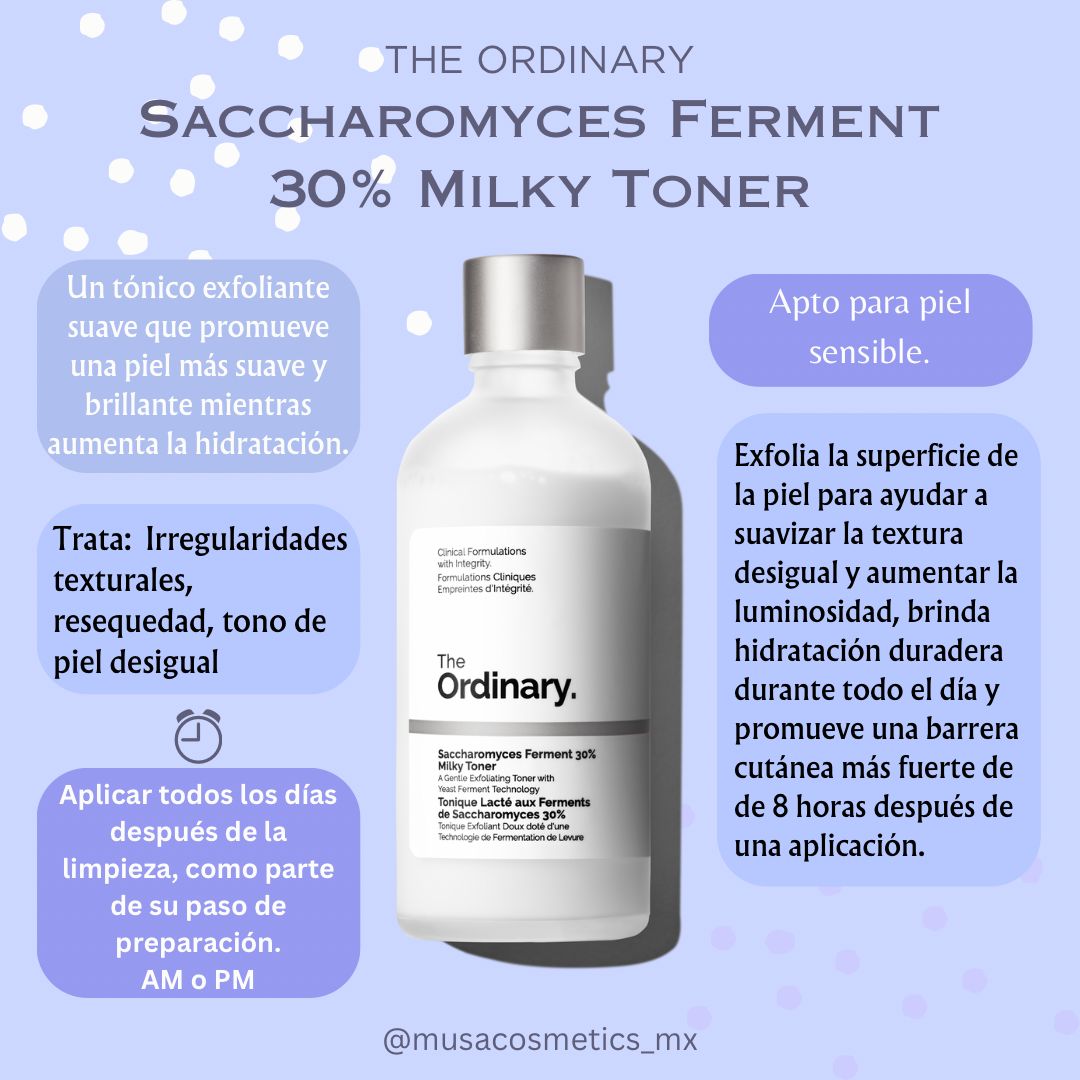 Saccharomyces Ferment 30% Milky Toner