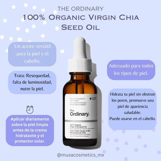 100% Organic Virgin Chia Seed Oil