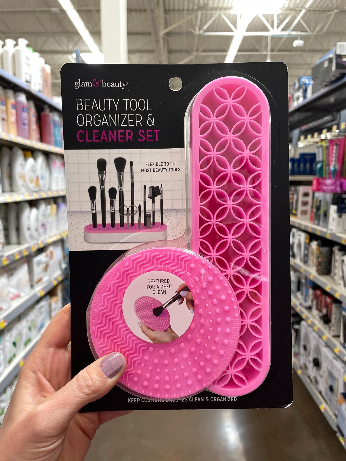 Organizador de brochas (Beauty tool organizer & cleaner )