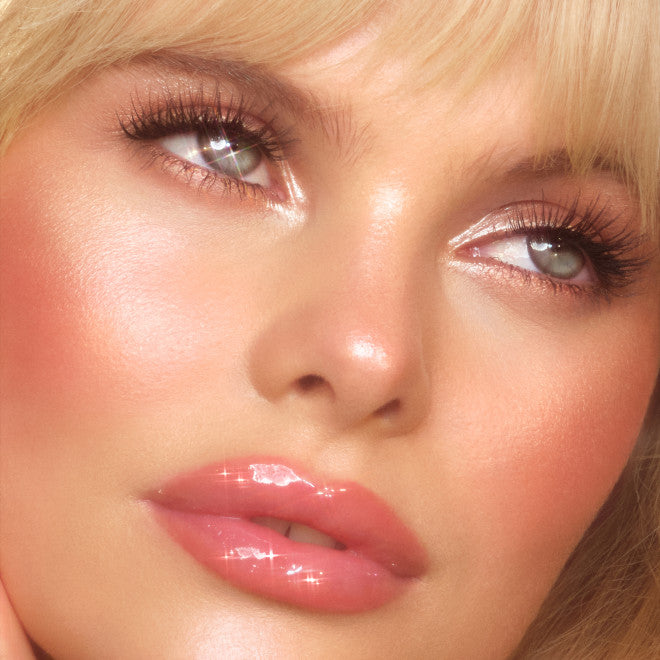 Glossy fresh Pink Lip Gloss + Lip Liner duo (Set de delineador de labios y gloss)