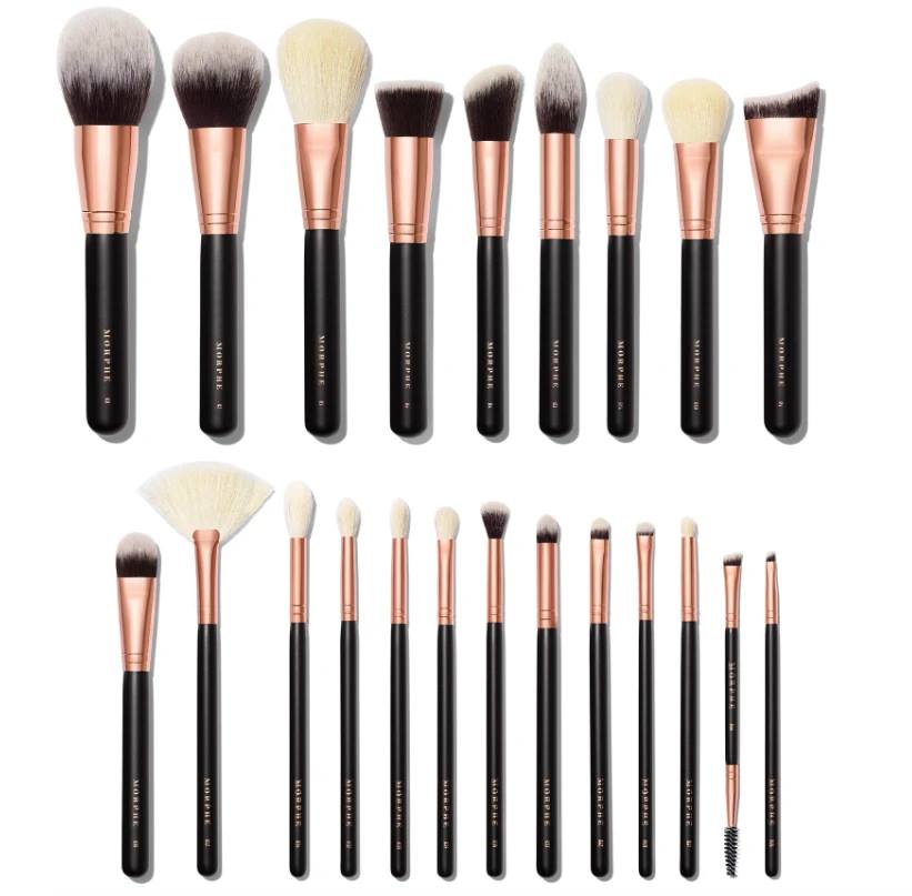 STROKE OF LUXE 18-PIECE ROSE GOLD BRUSH SET