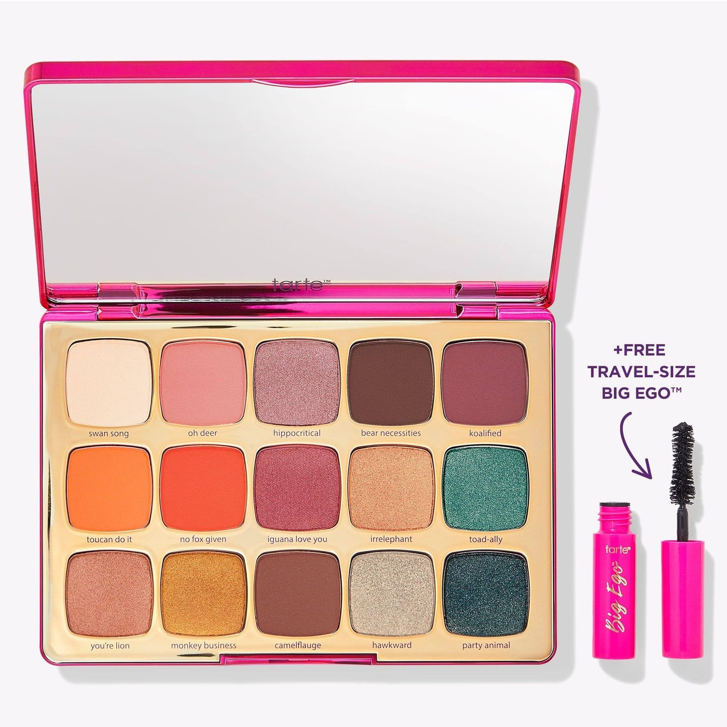 Unleashed Eyeshadow Palette & Travel-Size Big Ego Mascara