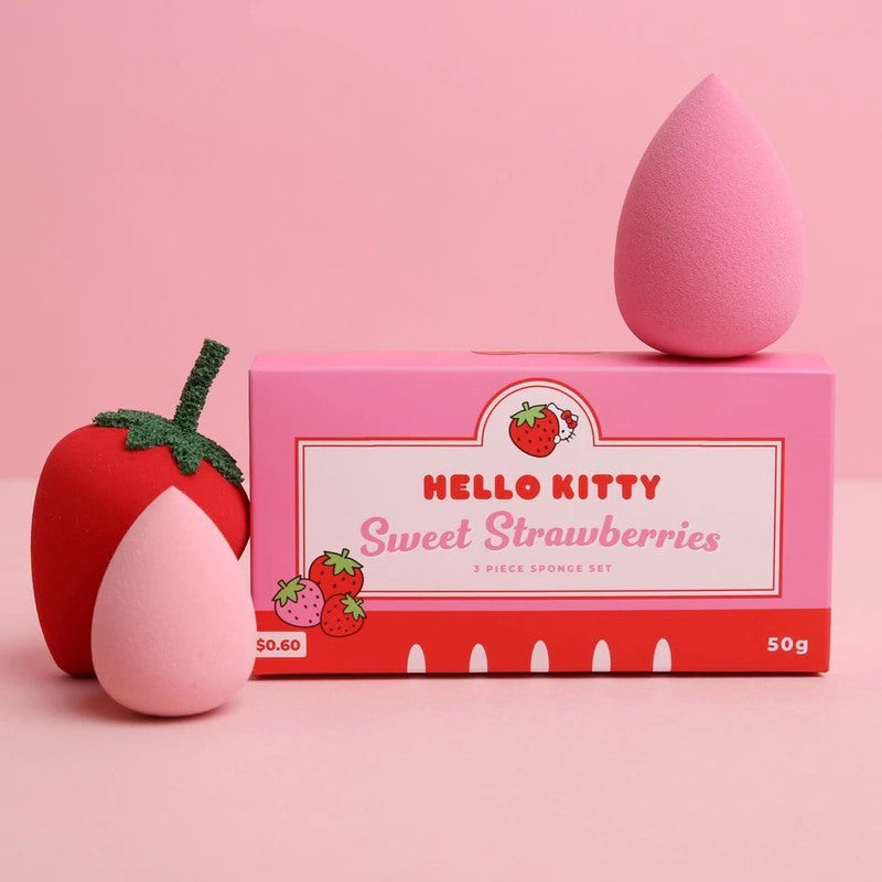 Hello Kitty Sweet Strawberry Set de sponjas