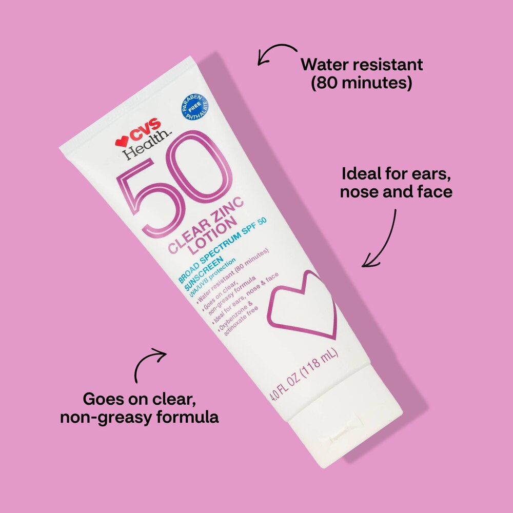 Bloqueador Health Clear Zinc Broad Spectrum Sun Lotion SPF 50