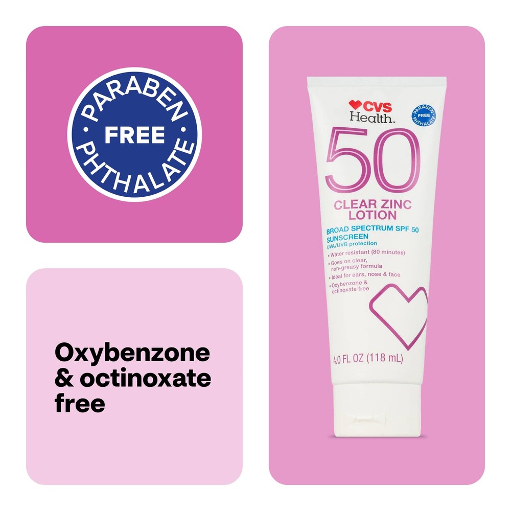 Bloqueador Health Clear Zinc Broad Spectrum Sun Lotion SPF 50