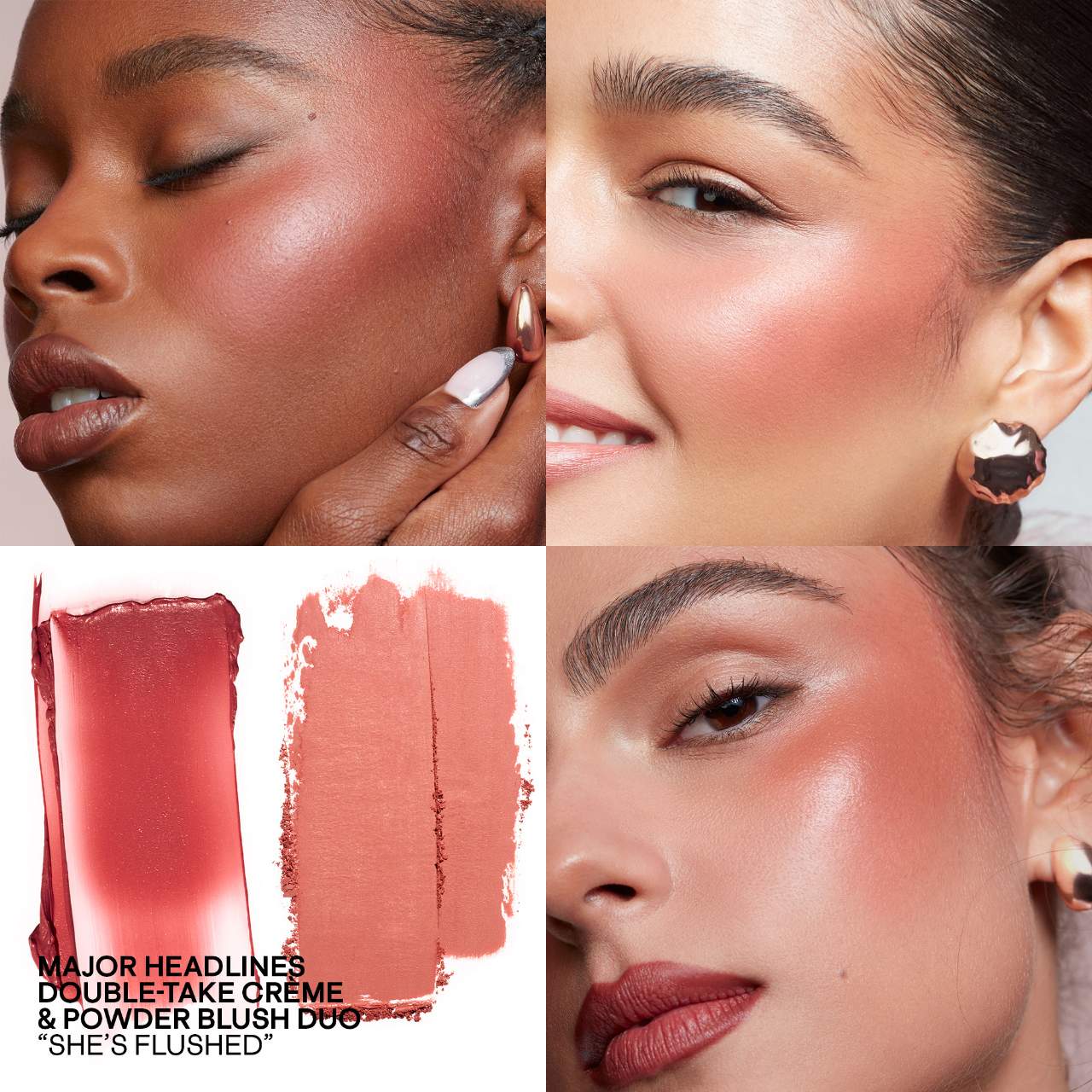 Major Headlines Double-take Creme & Powder blush duo