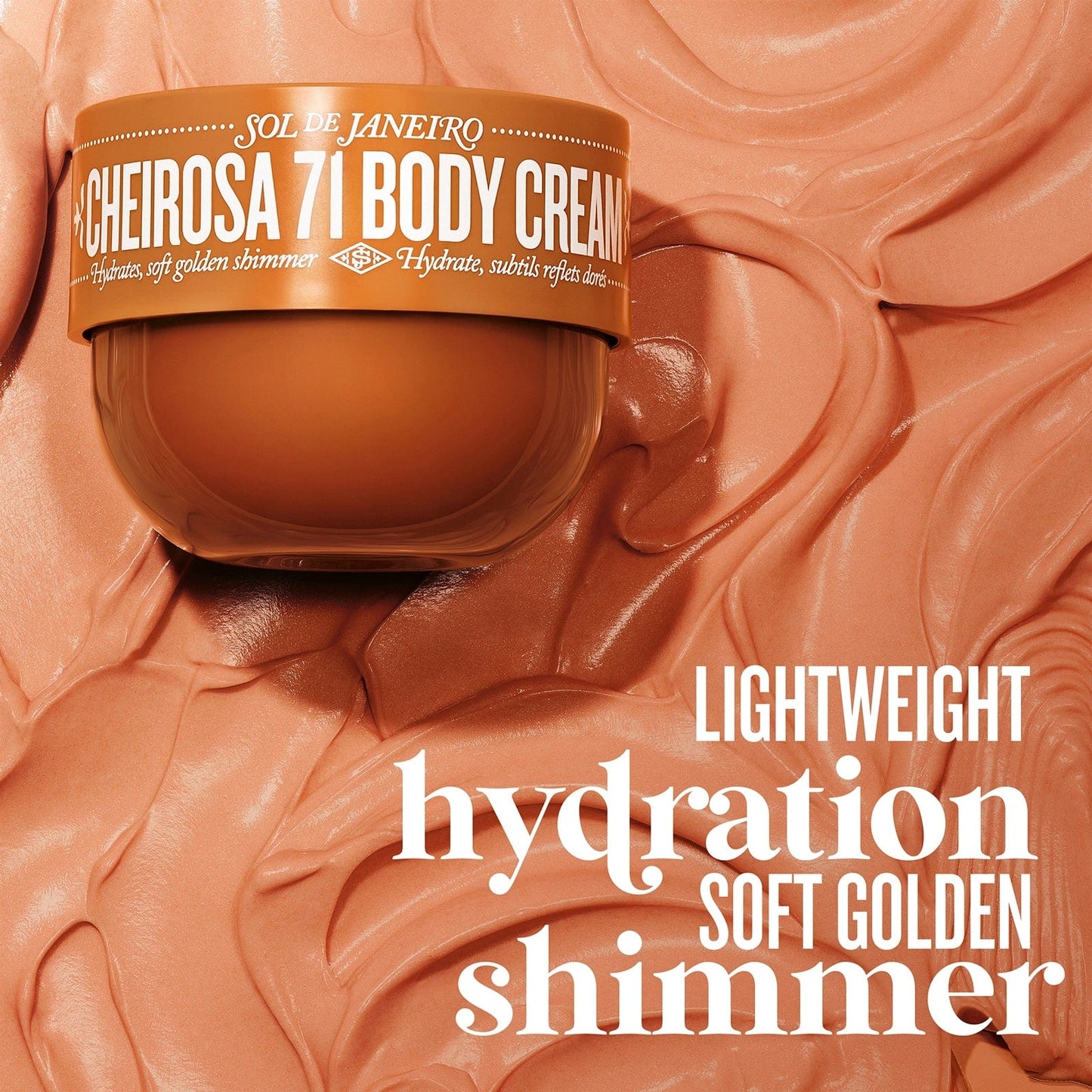 Cheirosa 71 Golden Shimmer Body Cream con cosmetiquera