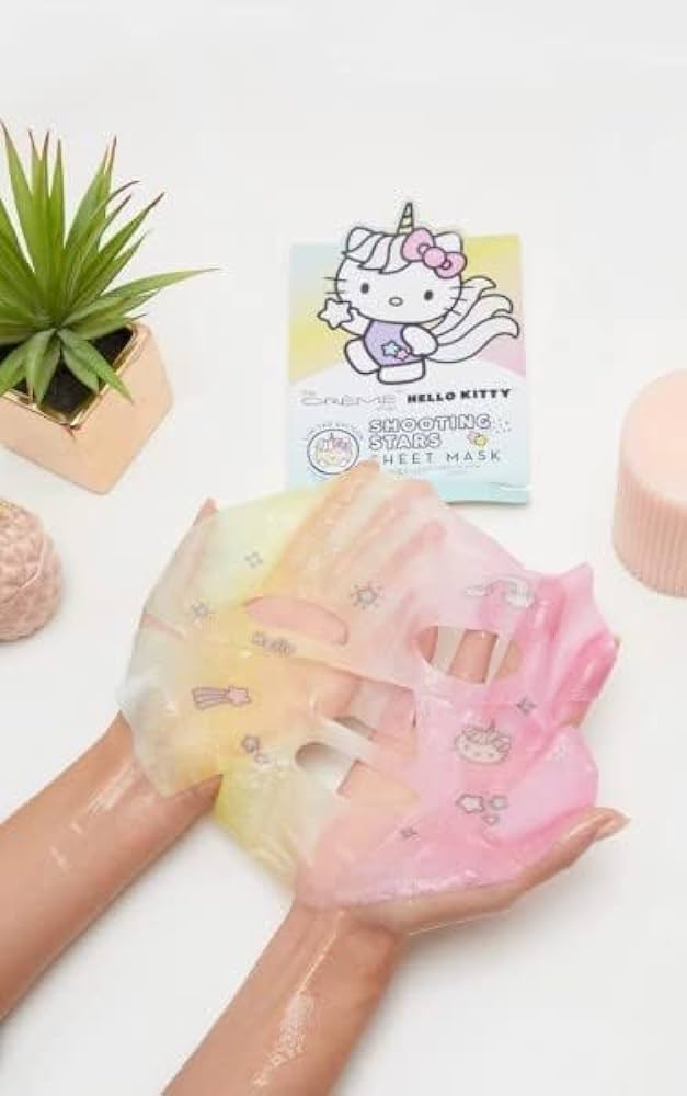 Hello Kitty Unicorn Shooting Stars Sheet Mask (mascarilla facial)