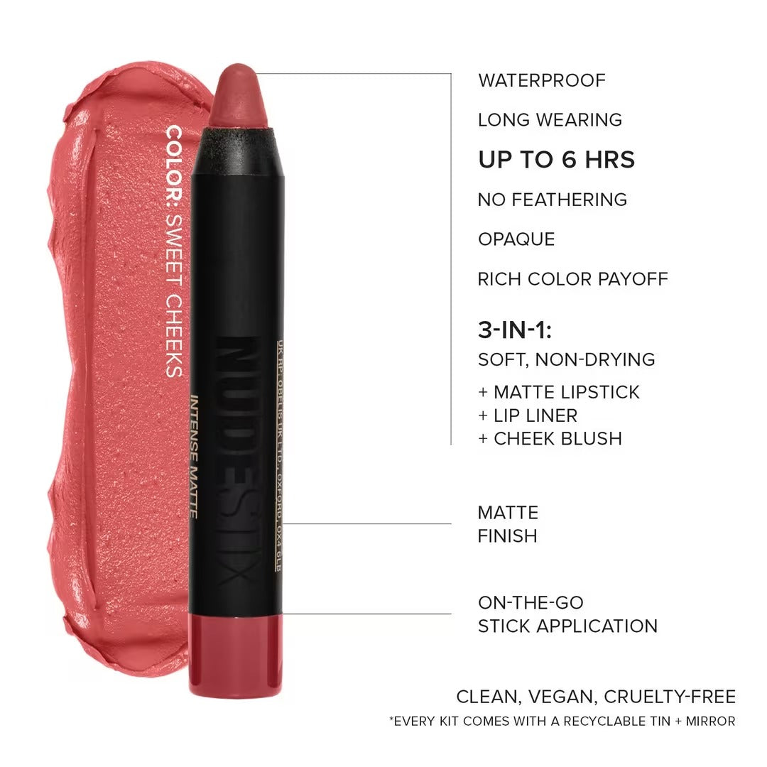 Sweet Cheeks 3 Piece Mini Kit (Set de rubor, iluminador y sombra)