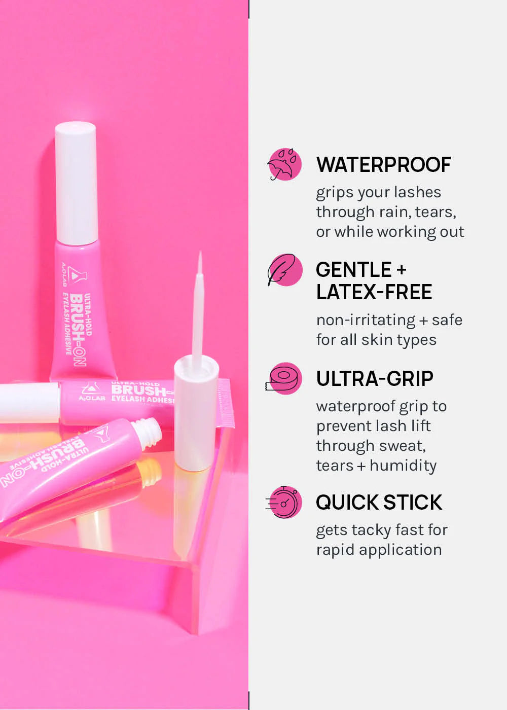 Ultra-Hold Brush-On Pegamento de pestañas