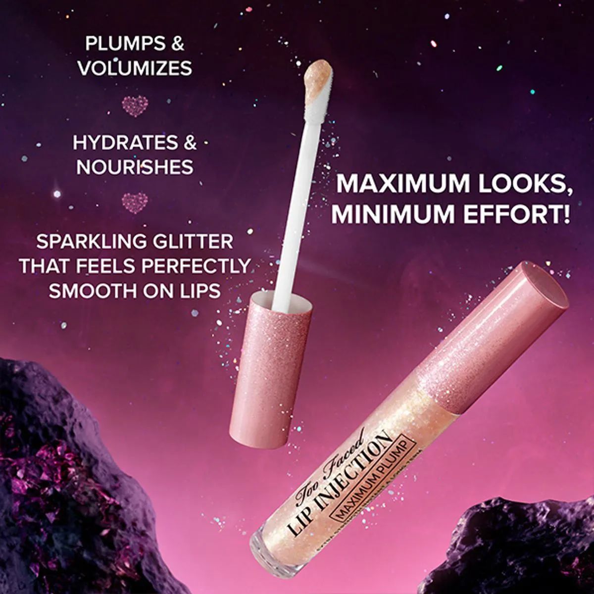 Lip Injection Maximum Plump Extra Strength Hydrating Lip Plumper -Cosmic Crush