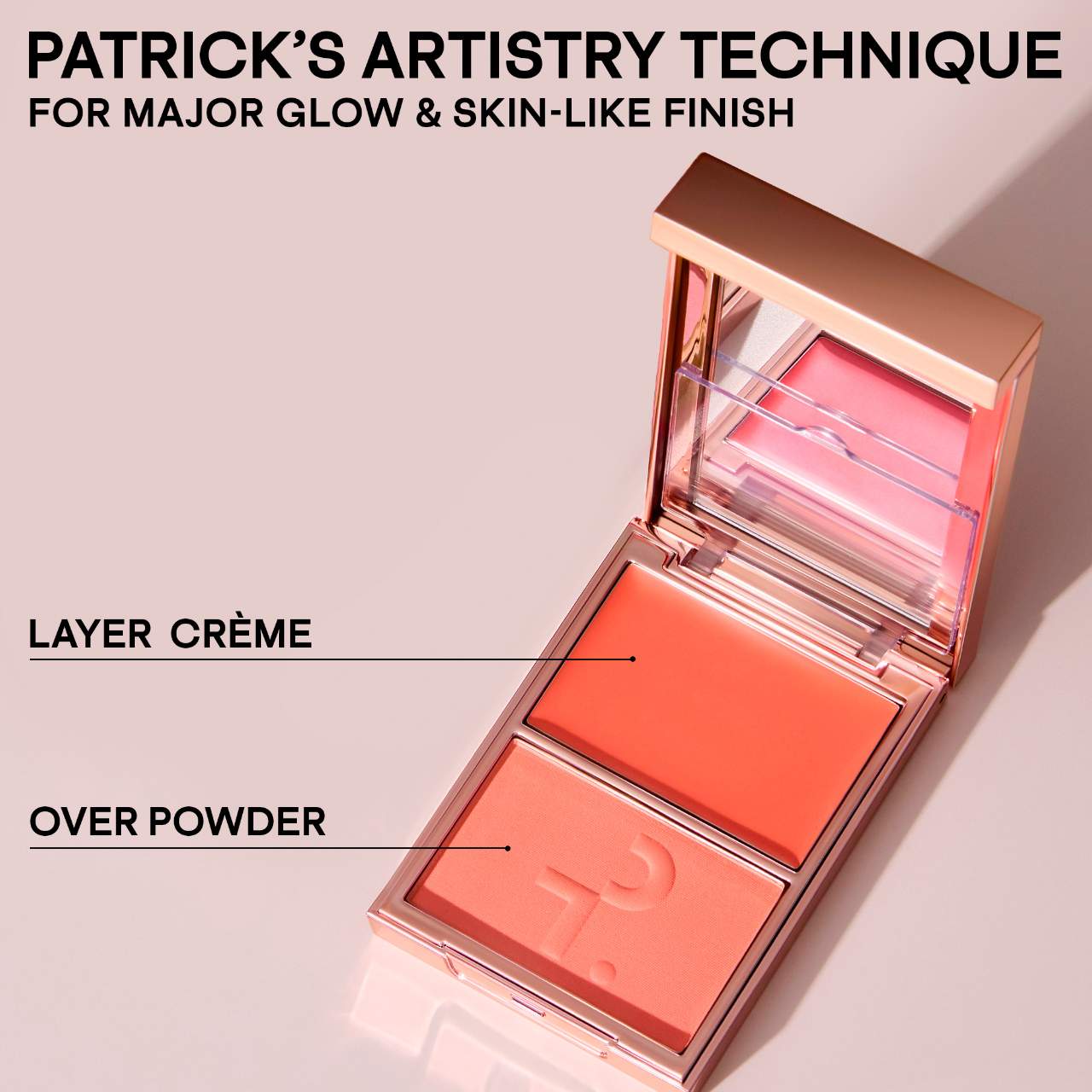 Major Headlines Double-take Creme & Powder blush duo