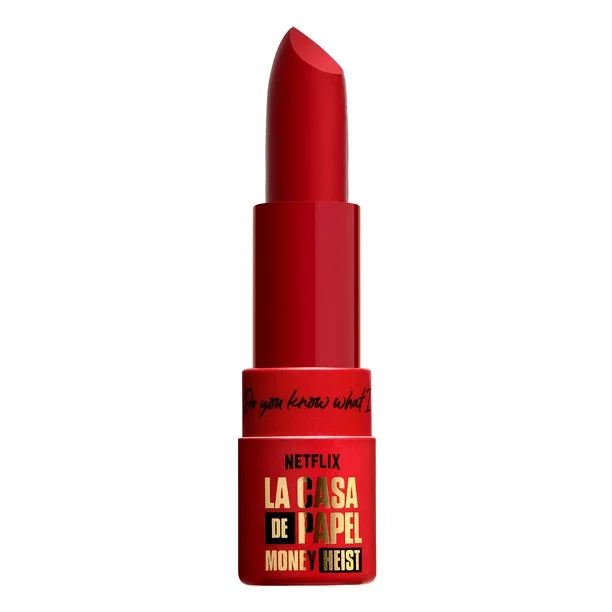 La Casa de Papel Paper Lipstick -TOKIO Rebel Red