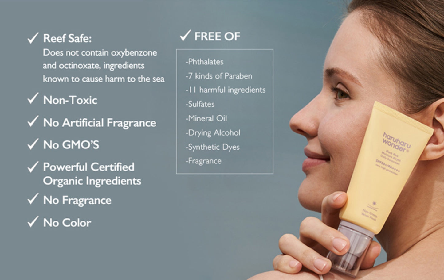 Black rice moisture Airyfit Daily Sunscreen SPF 50++ (Bloqueador)