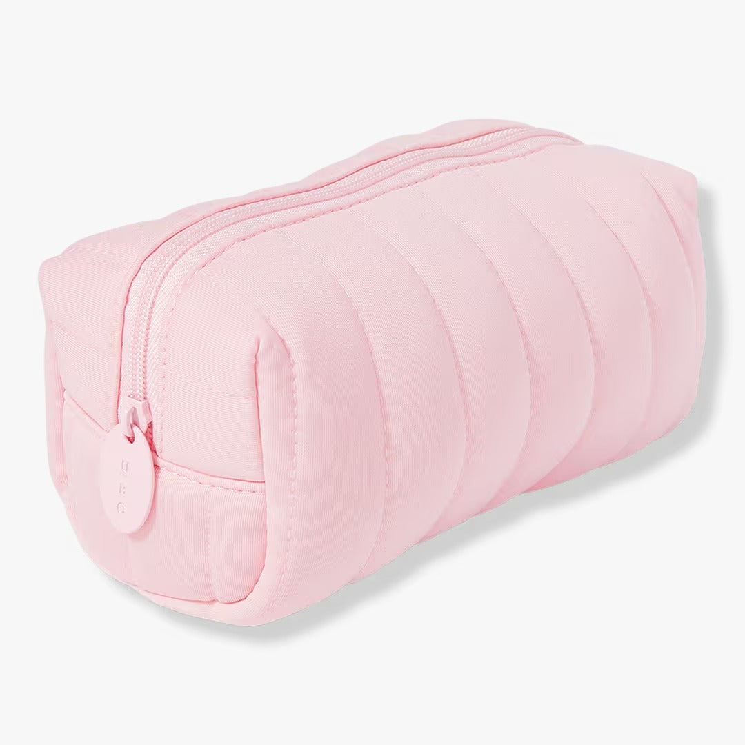 Plush bag Set de maquillaje (Bolsa rosa o naranja)