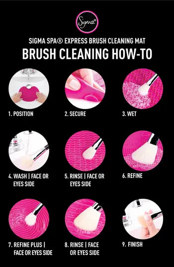 Sigma Spa Brush Cleaning Mat