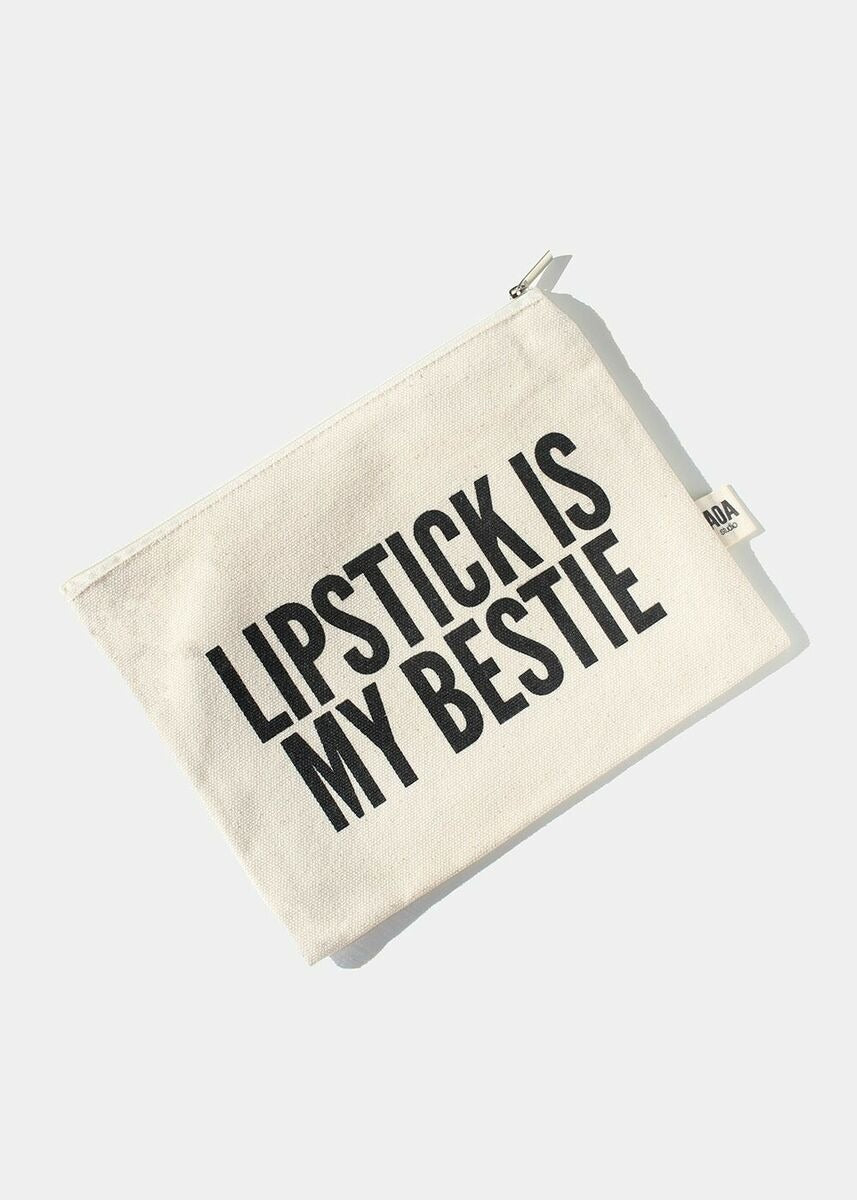 Cosmetiquera pequena de tela (Canvas pouch)