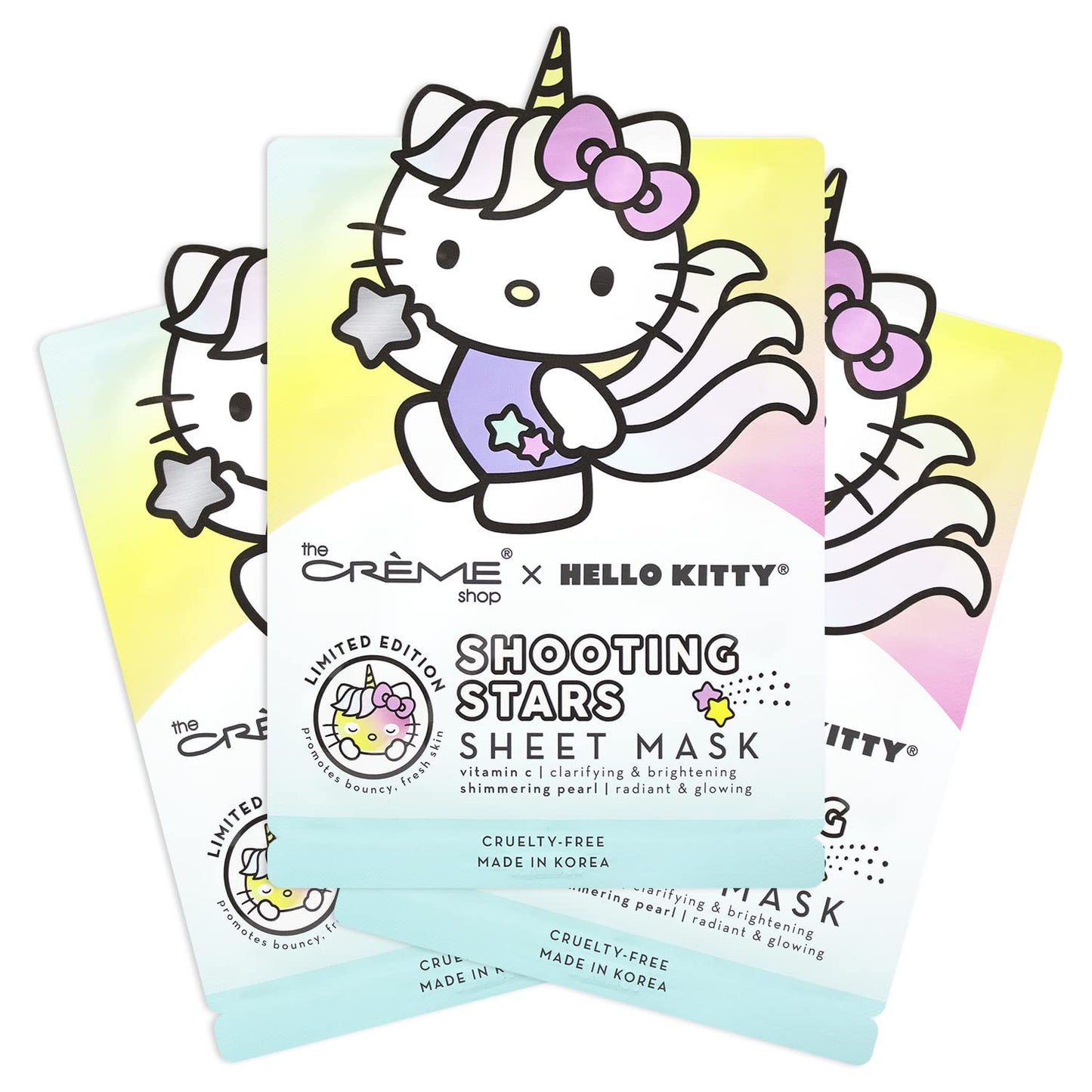 Hello Kitty Unicorn Shooting Stars Sheet Mask (mascarilla facial)
