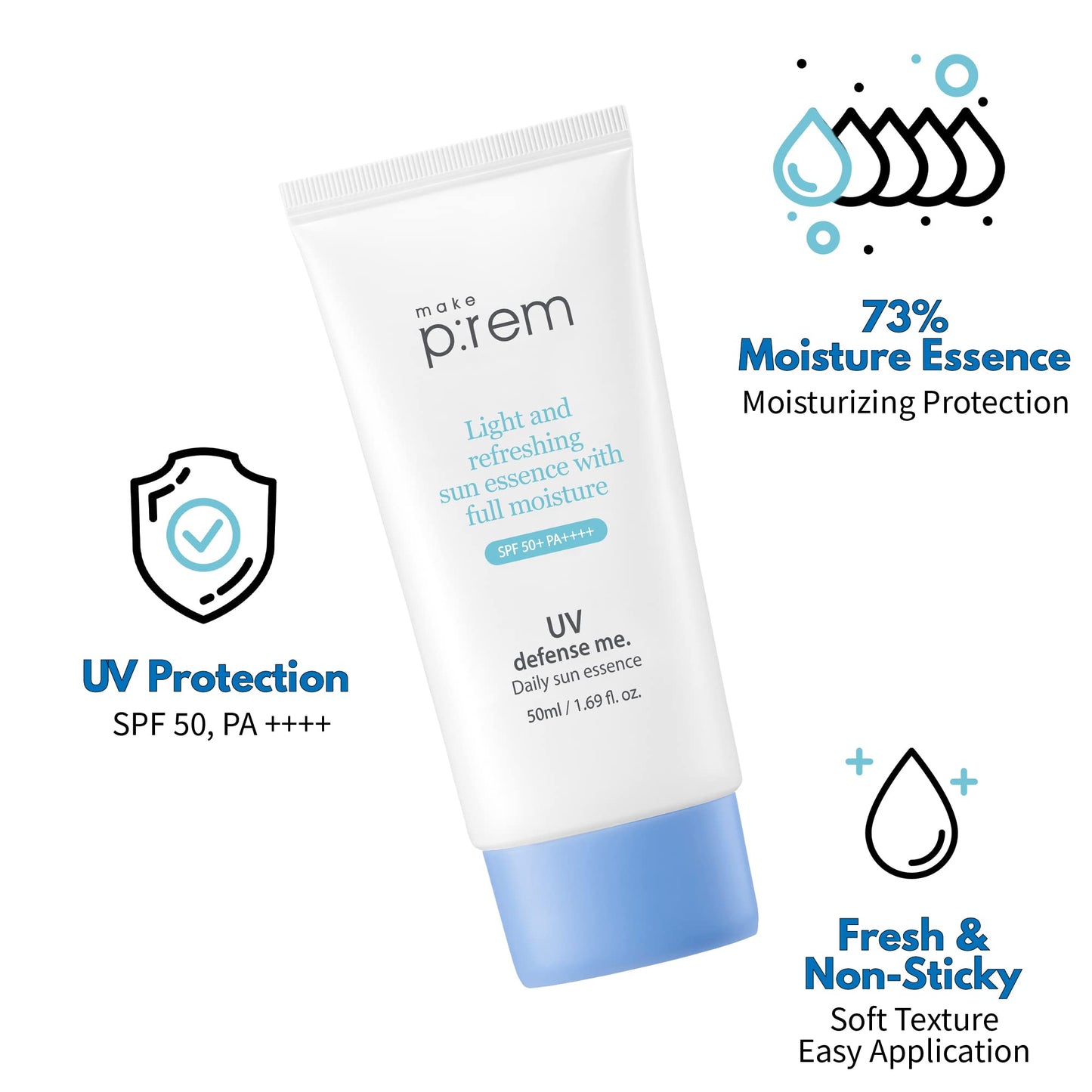 UV Defense Me Daily sun essence SPF 50+ PA++++ (protector solar)