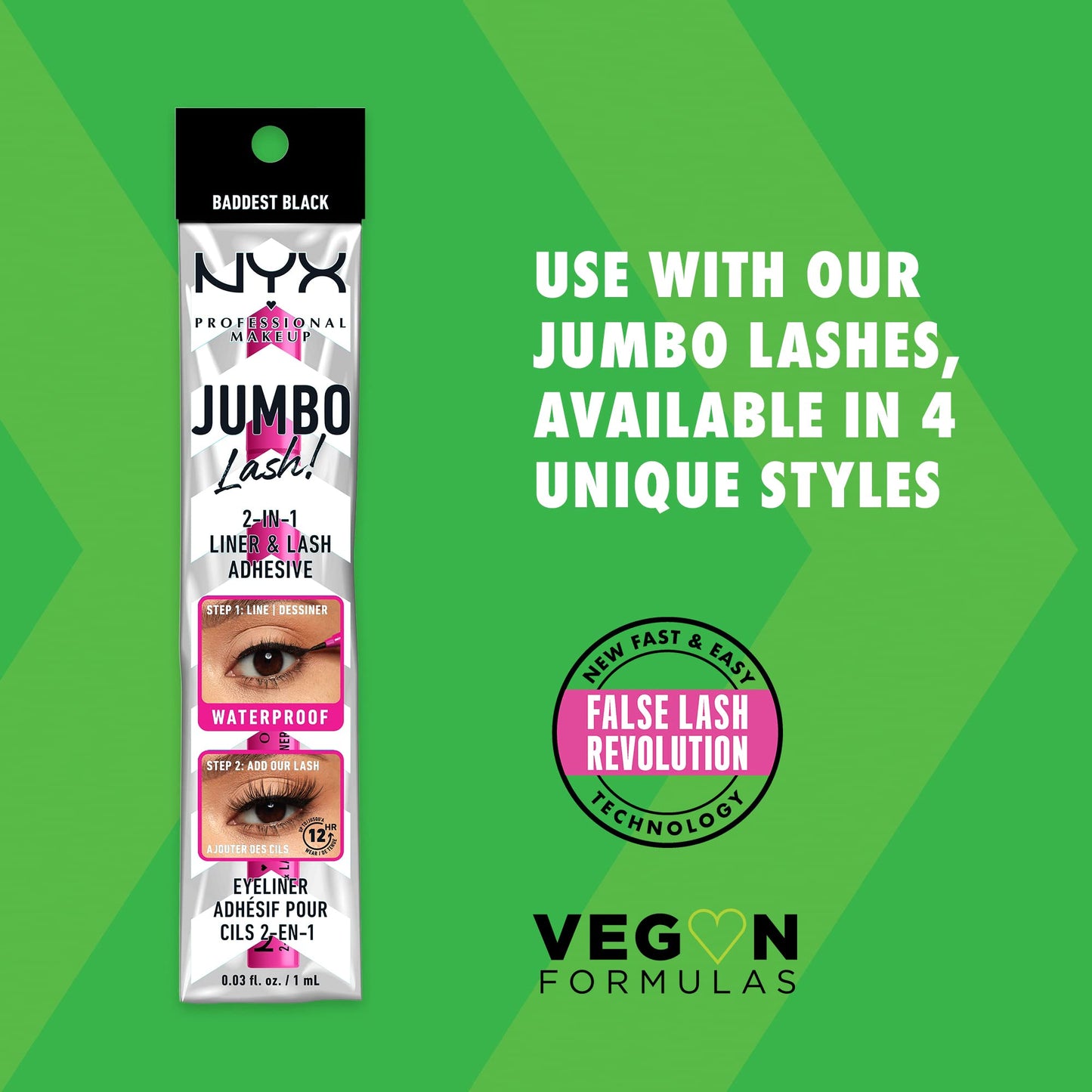 Jumbo Lash 2-in-1 Eyeliner and Lash Adhesive (Pegamento de pestañas)