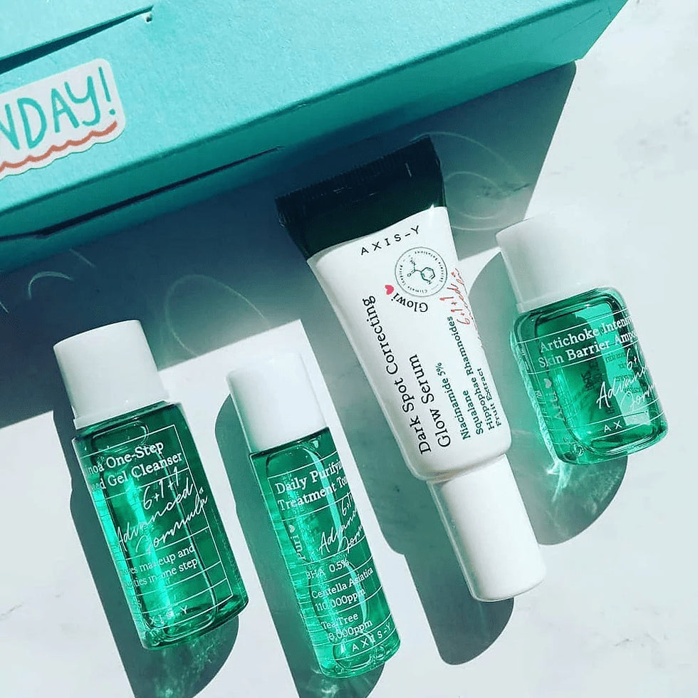 The Mini Glow Set (Set de skincare minis)