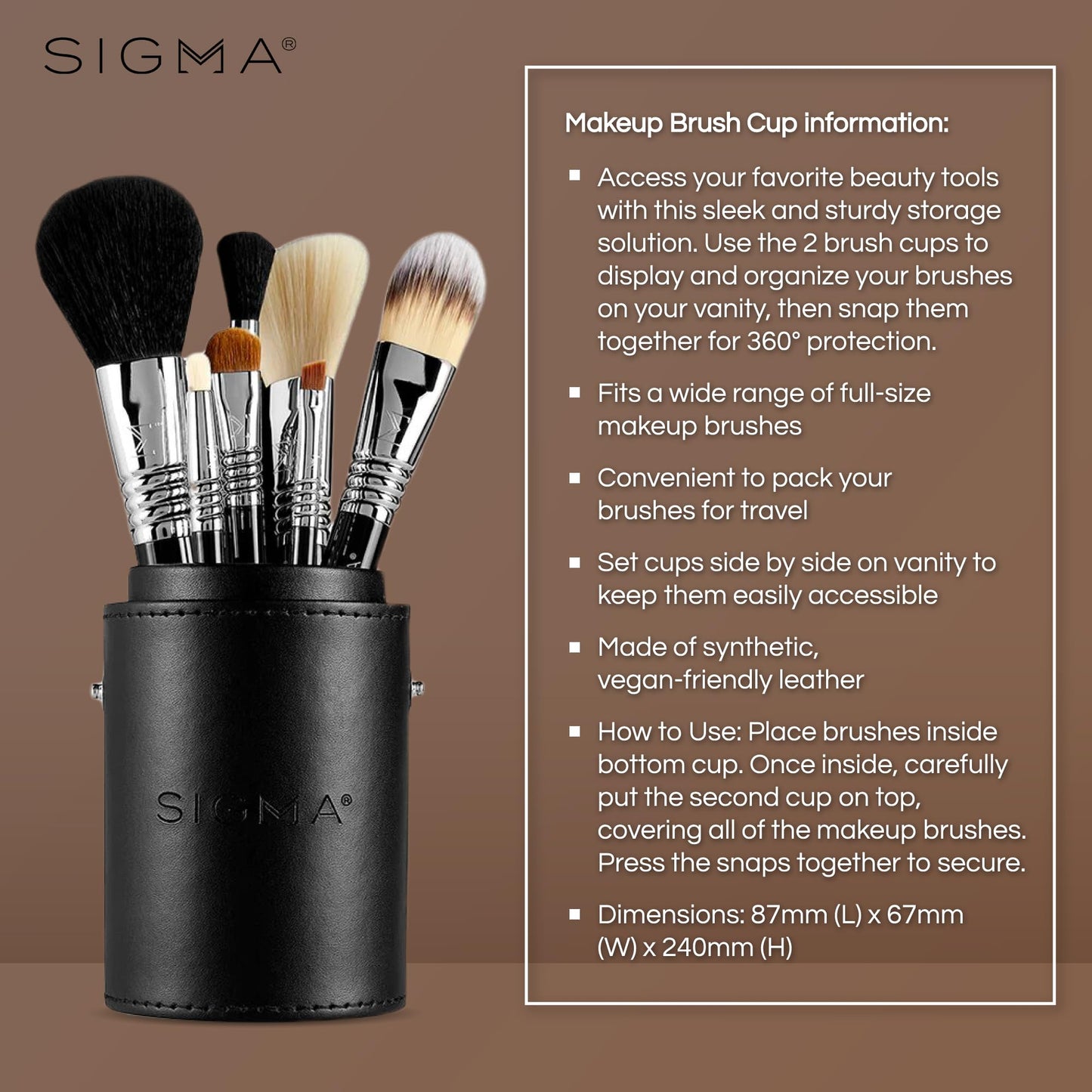 Roxstar Brush Cup (Estuche de cilindro para brochas)