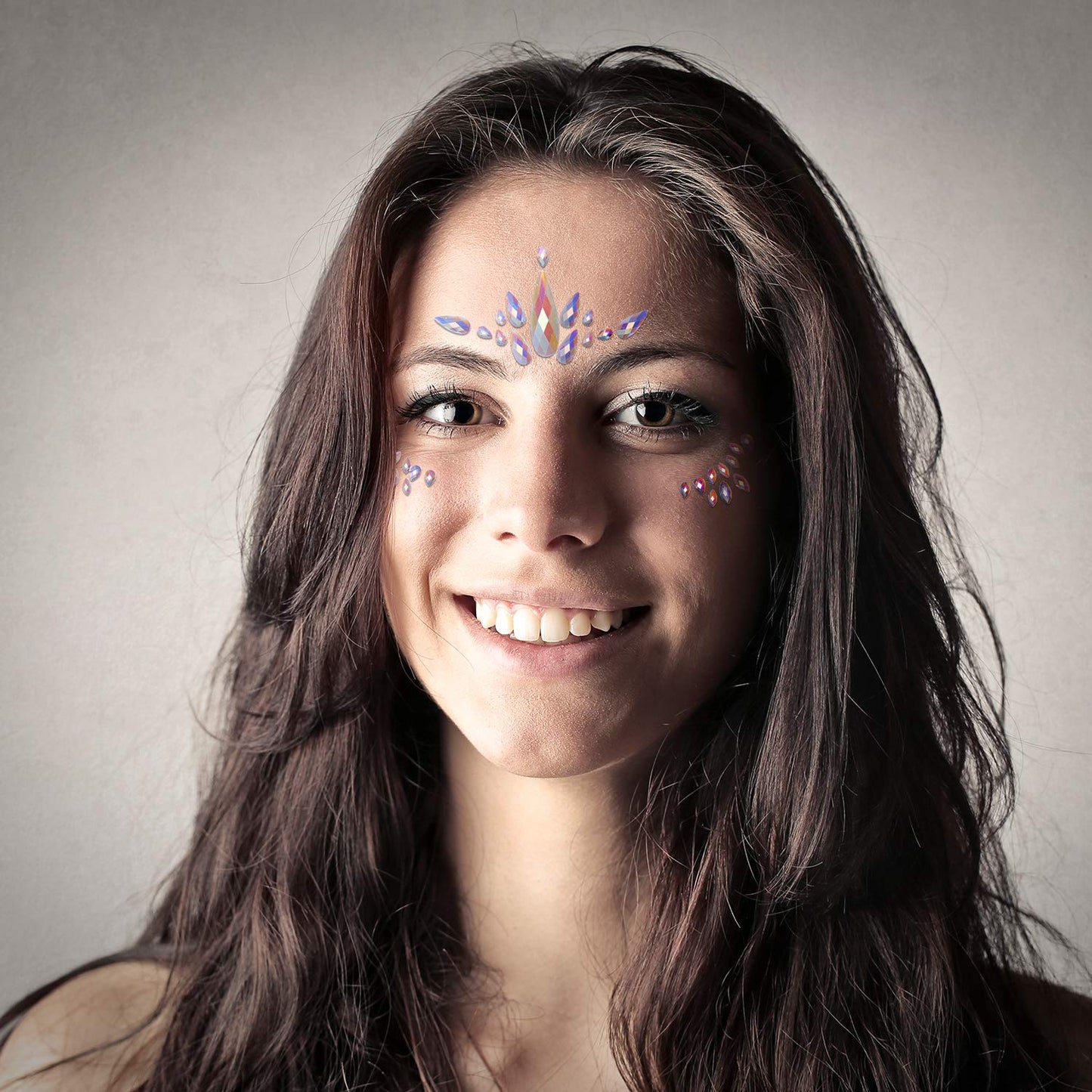 Face Jewels Luminous Stickers -Cristales