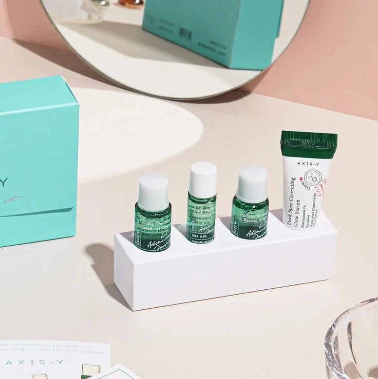 The Mini Glow Set (Set de skincare minis)