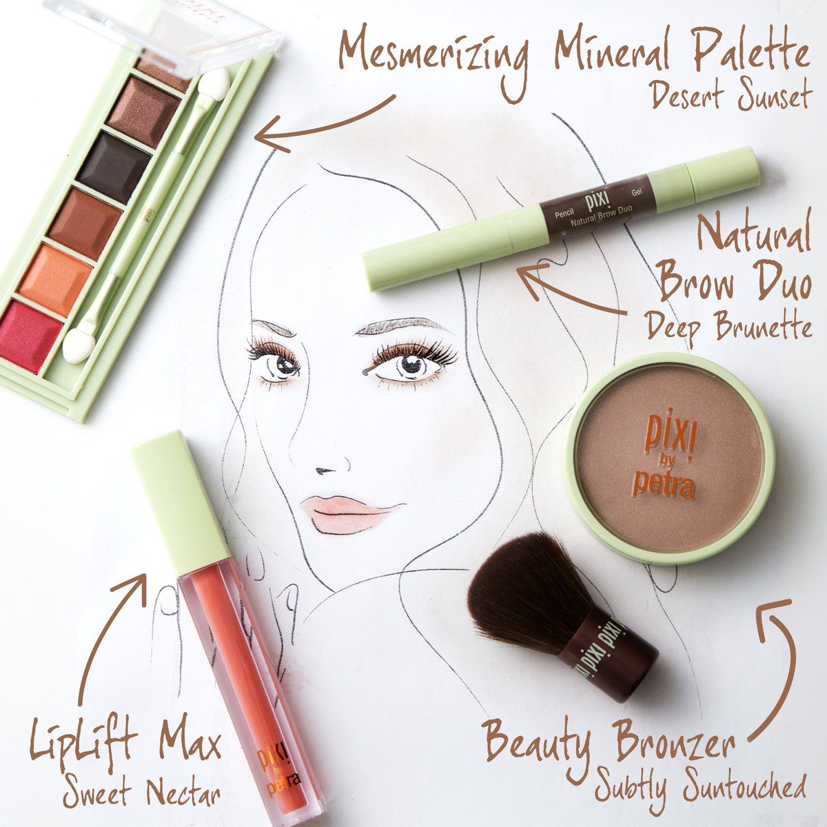 Mesmerizing mineral palette -Mixed metals (mini)