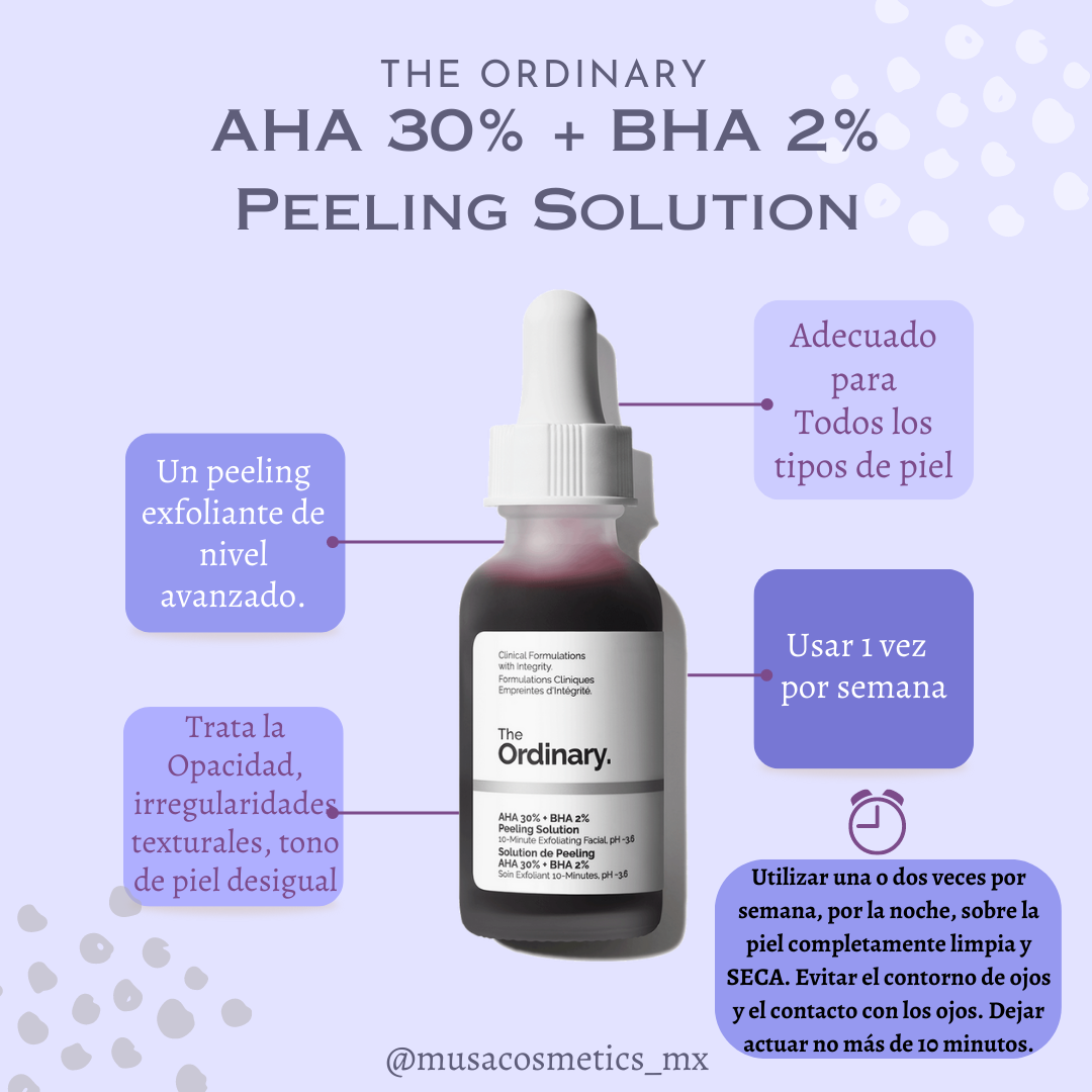 AHA 30% + BHA 2% Peeling Solution (TSuero exfoliante)