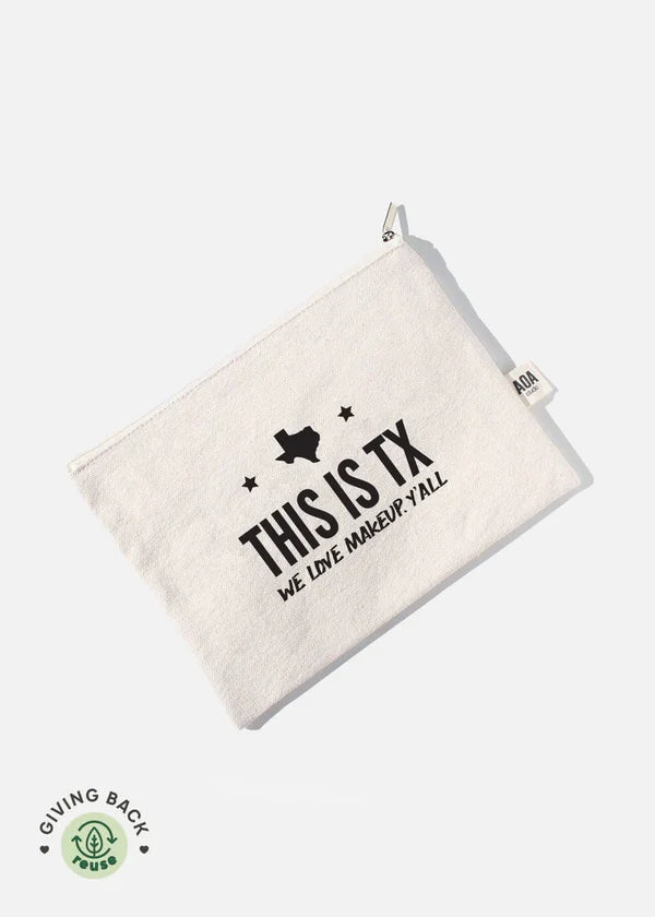 Cosmetiquera pequena de tela (Canvas pouch)