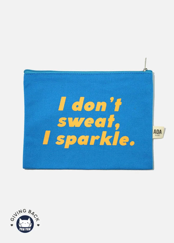 Cosmetiquera de tela color Canvas pouch