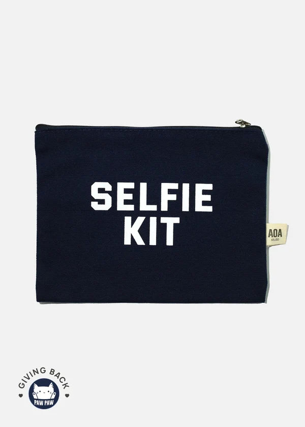 Cosmetiquera de tela color Canvas pouch