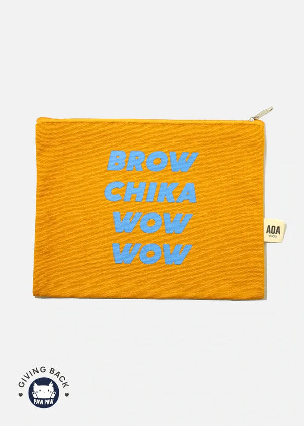 Cosmetiquera de tela color Canvas pouch