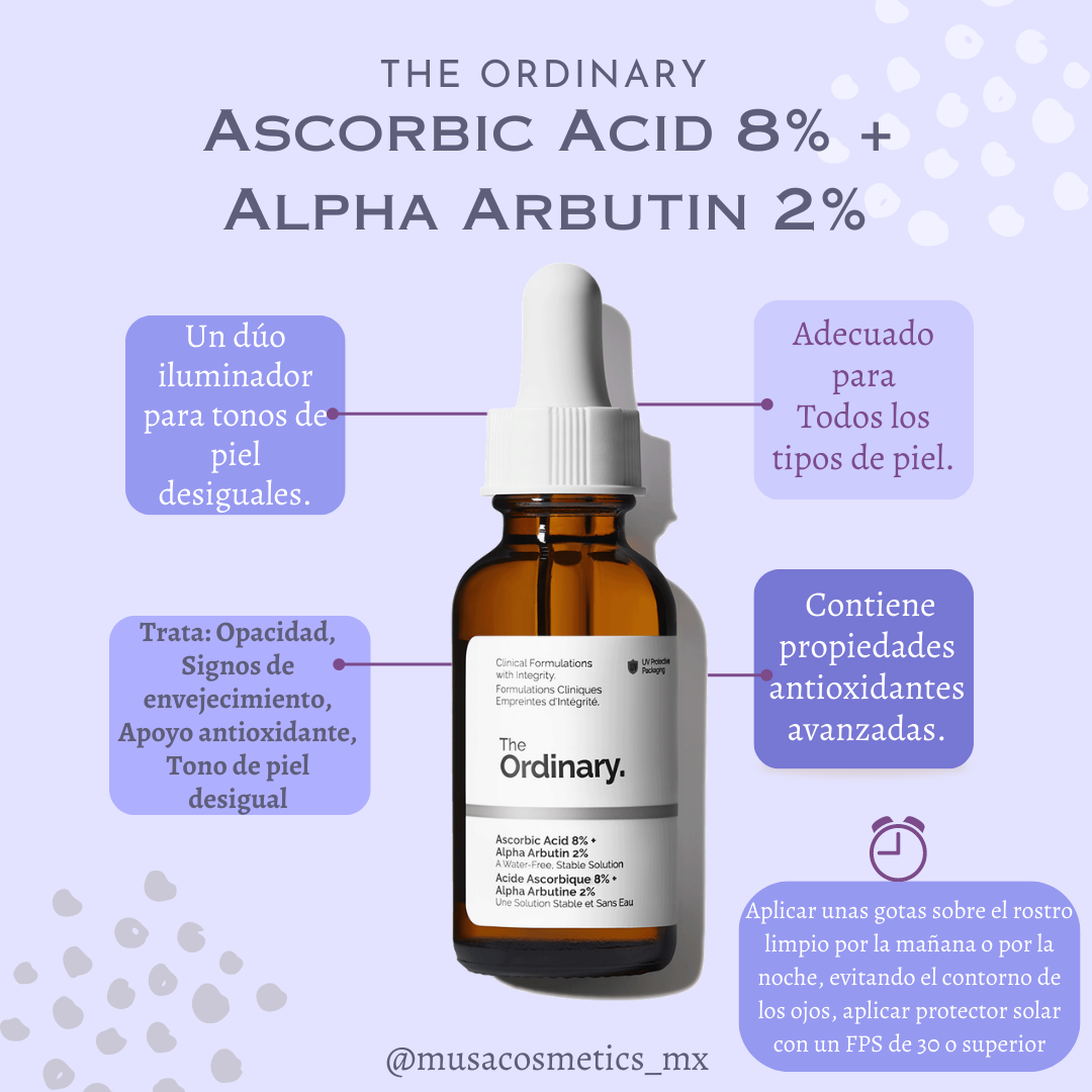 Ascorbic Acid 8% + Alpha Arbutin 2%