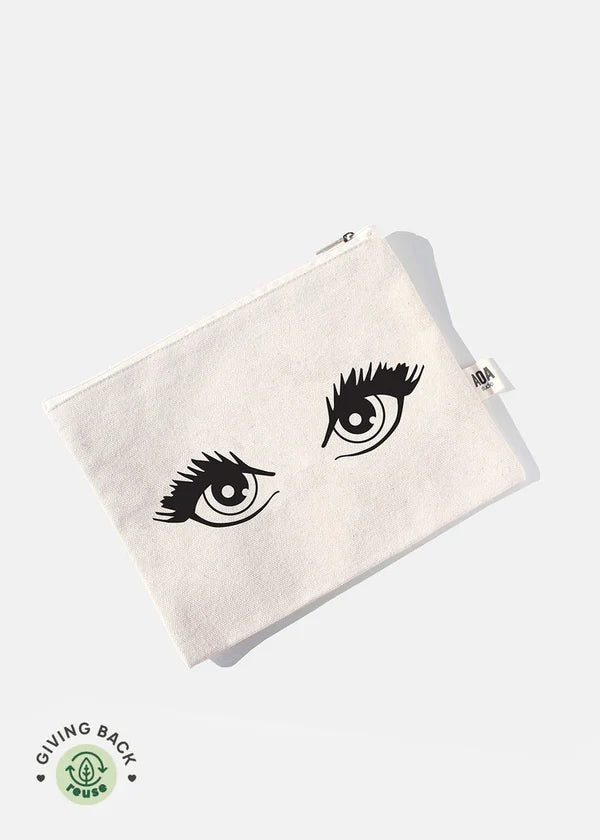Cosmetiquera pequena de tela (Canvas pouch)