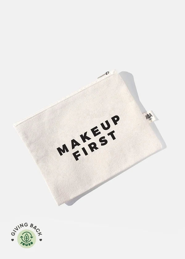 Cosmetiquera pequena de tela (Canvas pouch)