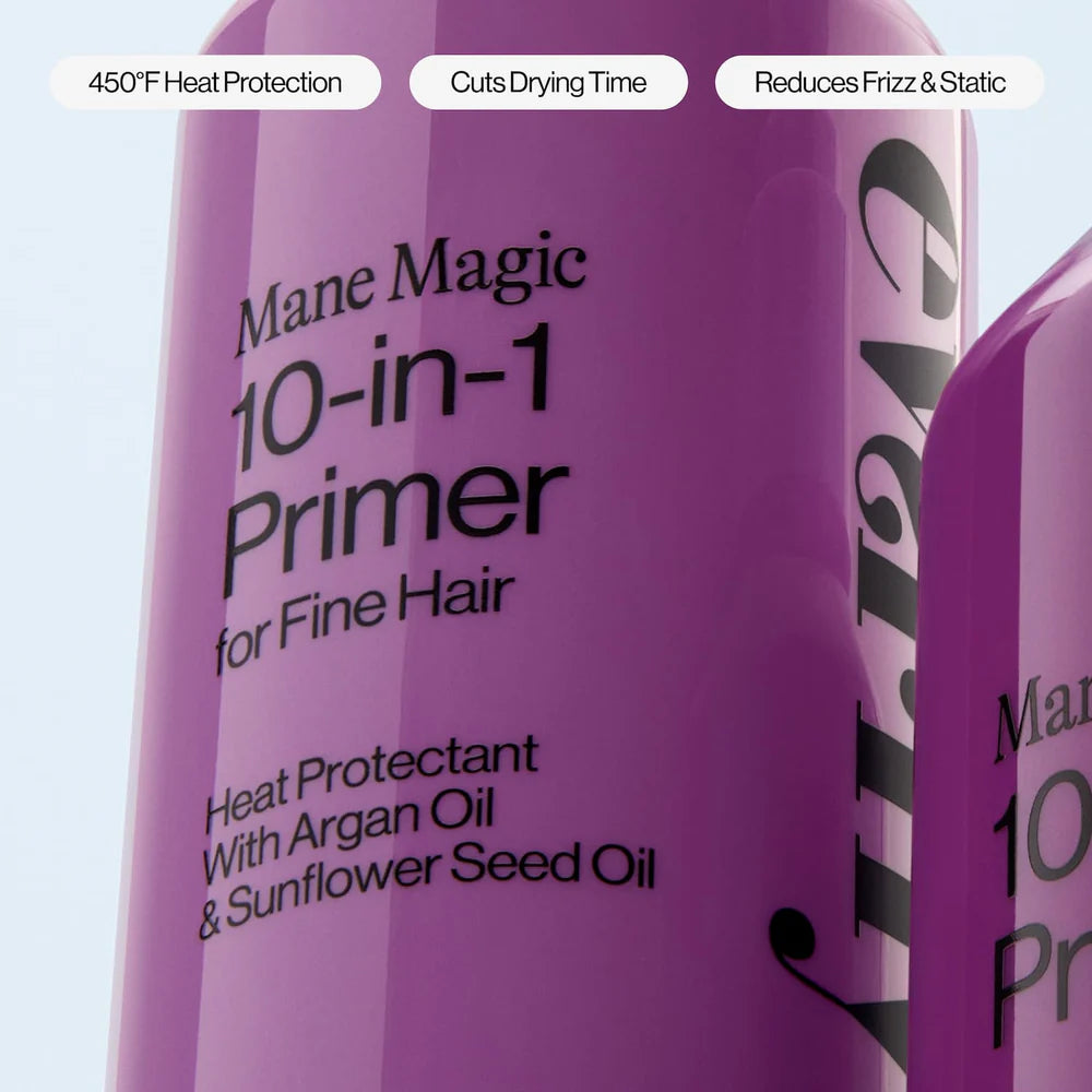 Mane Magic 10-in-1 Primer para cabello fino (Spray anti-frizz)
