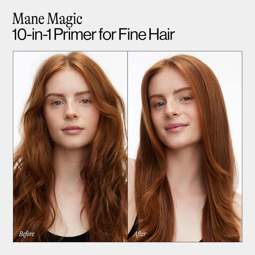 Mane Magic 10-in-1 Primer para cabello fino (Spray anti-frizz)