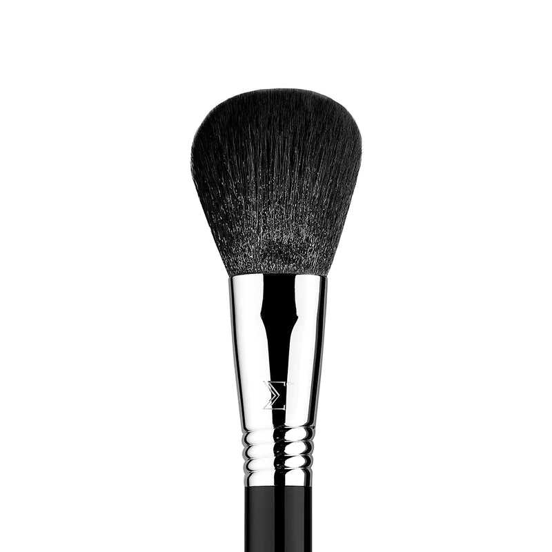 F30 Large Powder Brush -Black/Chrome
