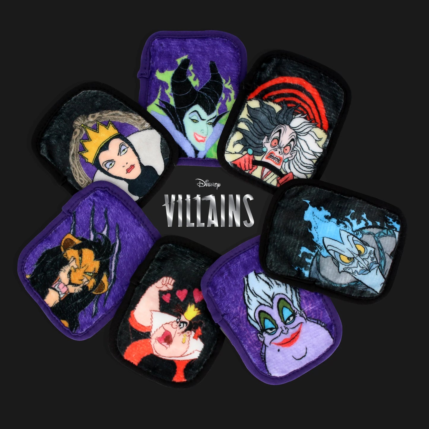 DISNEY Set de 7 toallitas desmaquillantes reusables