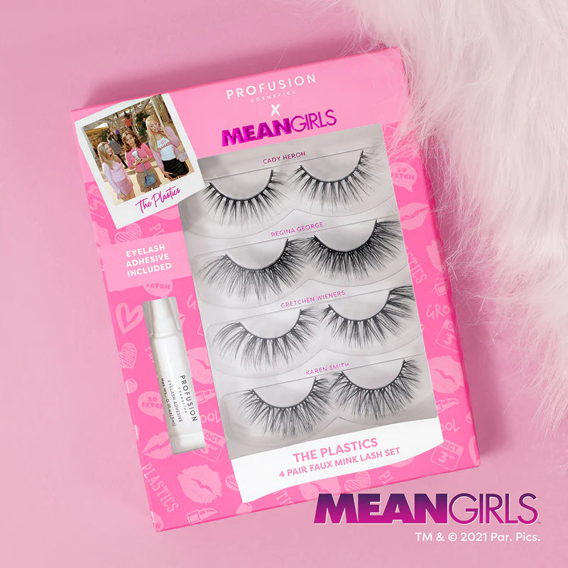 Mean Girls The Plastics 4 Pair Faux Mink Lash Set (Set de Pestañas postizas)