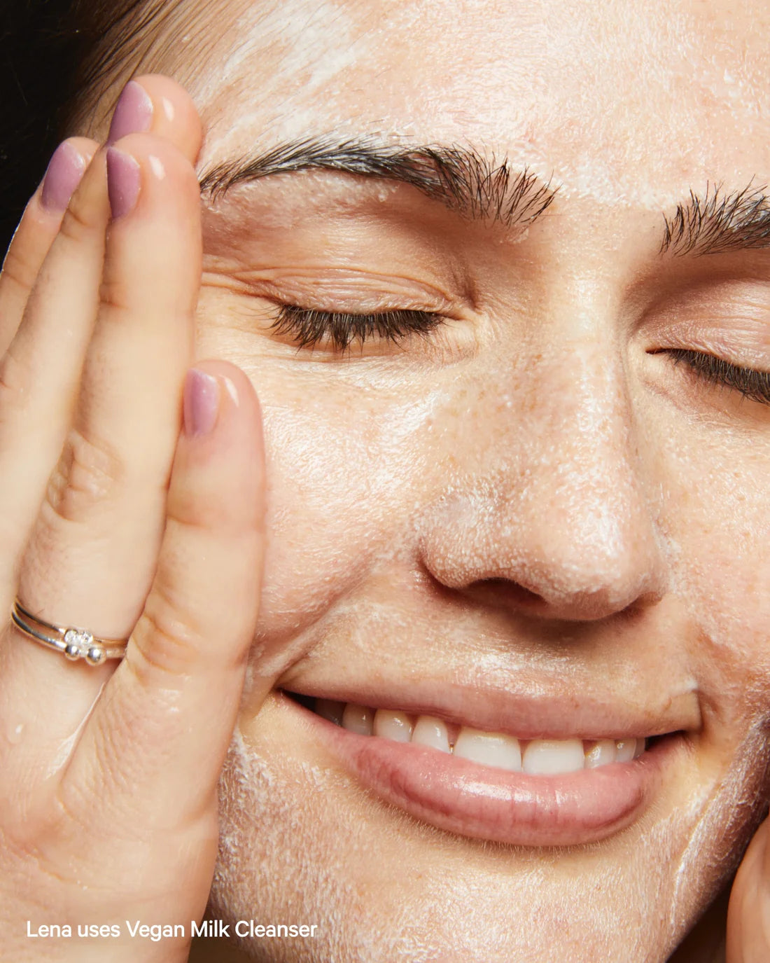 Milk cream cleanser