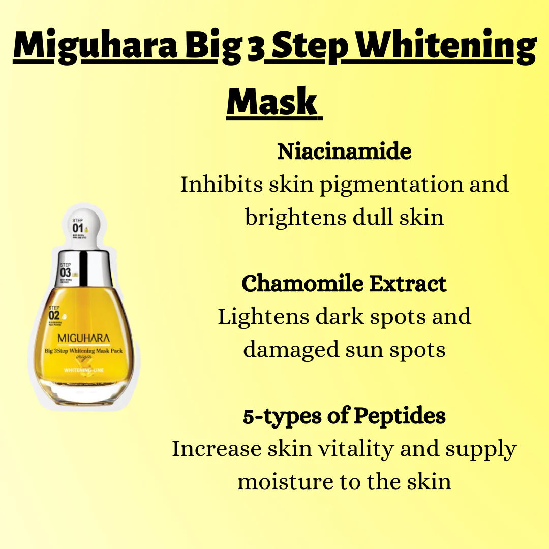 2 Step Whitening Mask Pack Origin