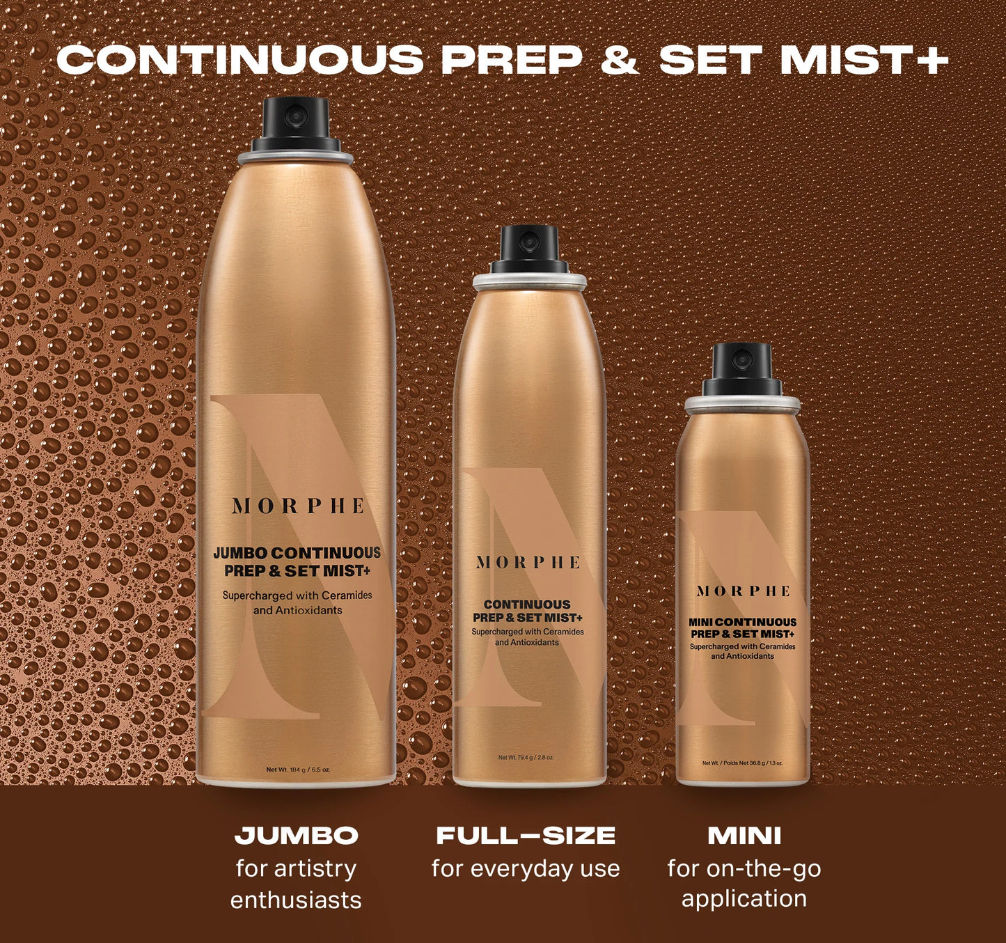 Continuous prep & set setting mist+ Spray fijador