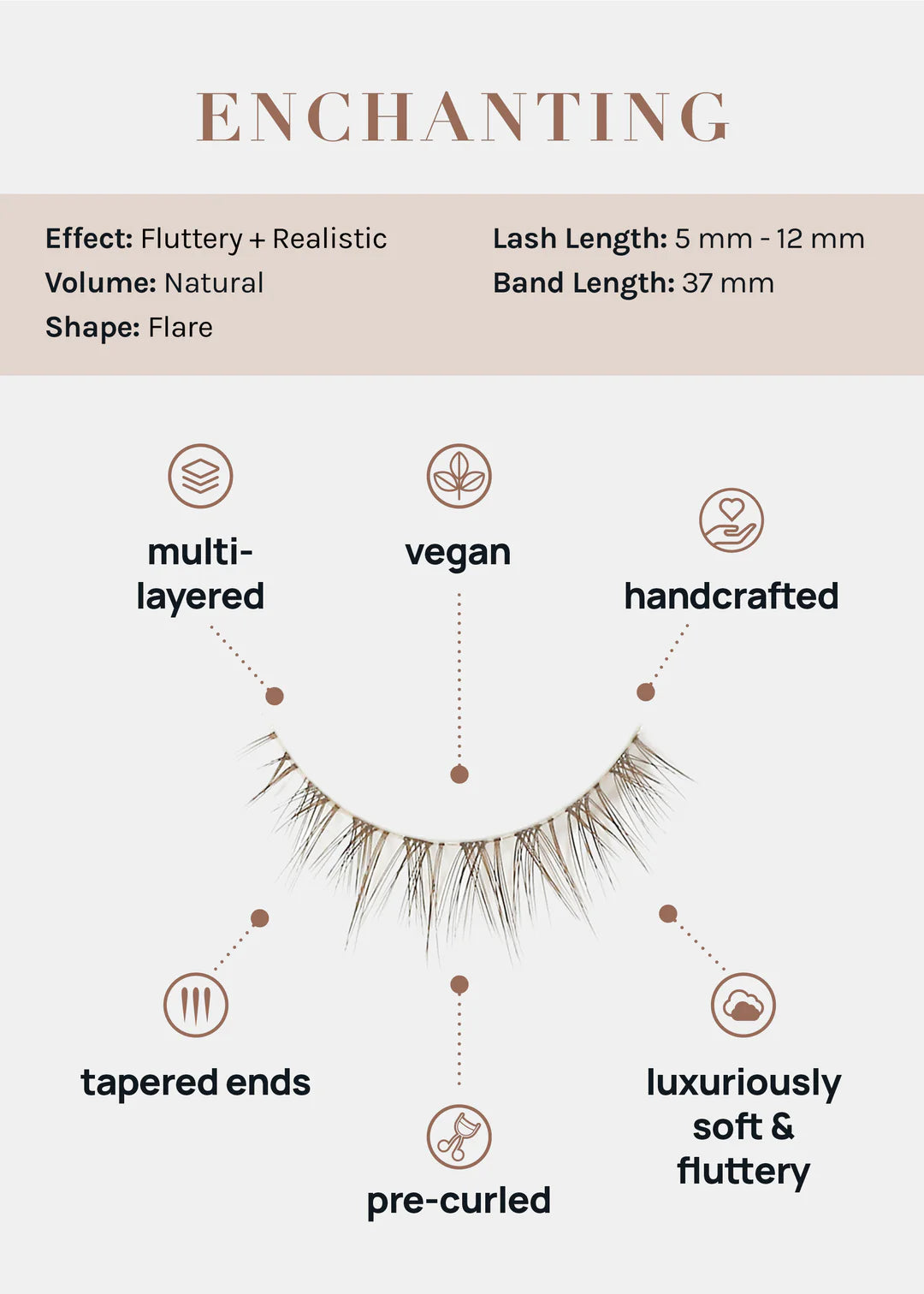 Nearly Naked Lashes – Enchanting (Pestañas postizas)