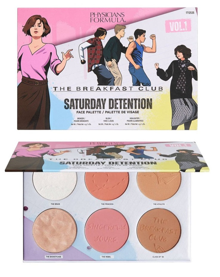 The Breakfast Club Saturday Detention Face Palette