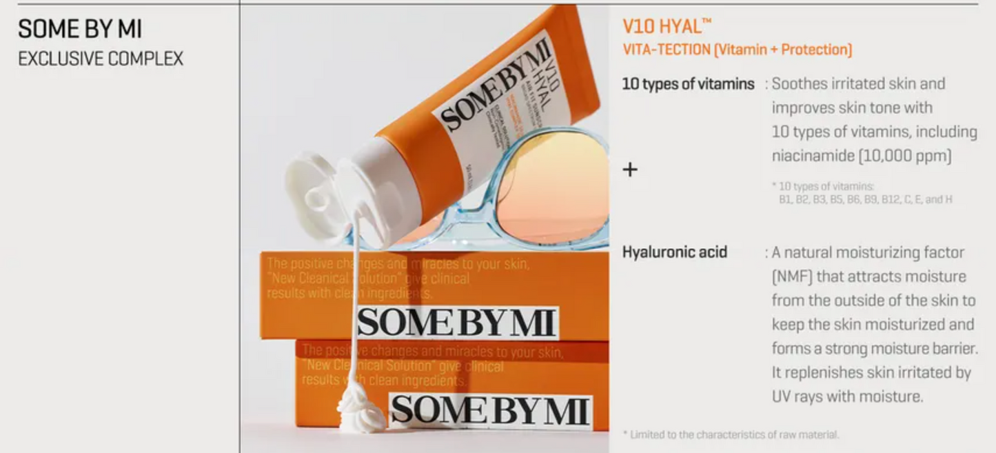 Protector solar -V10 Hyal Air fit Sunscreen Broad spectrum SPF 50 -50 ml