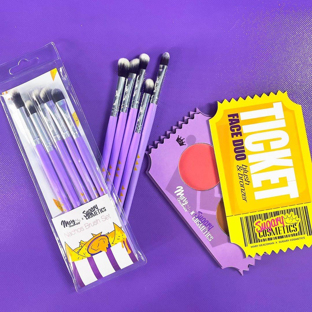 Mary Geacoman Nachos Makeup brush set -5 pz (Set de brochas de ojos)